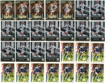 Lot of (50) Michelle Akers Signed Trading Cards (Akers LOA)
